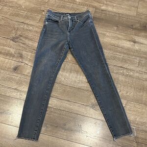 Express Women's Skinny Jeans - Charcoal Black Wash